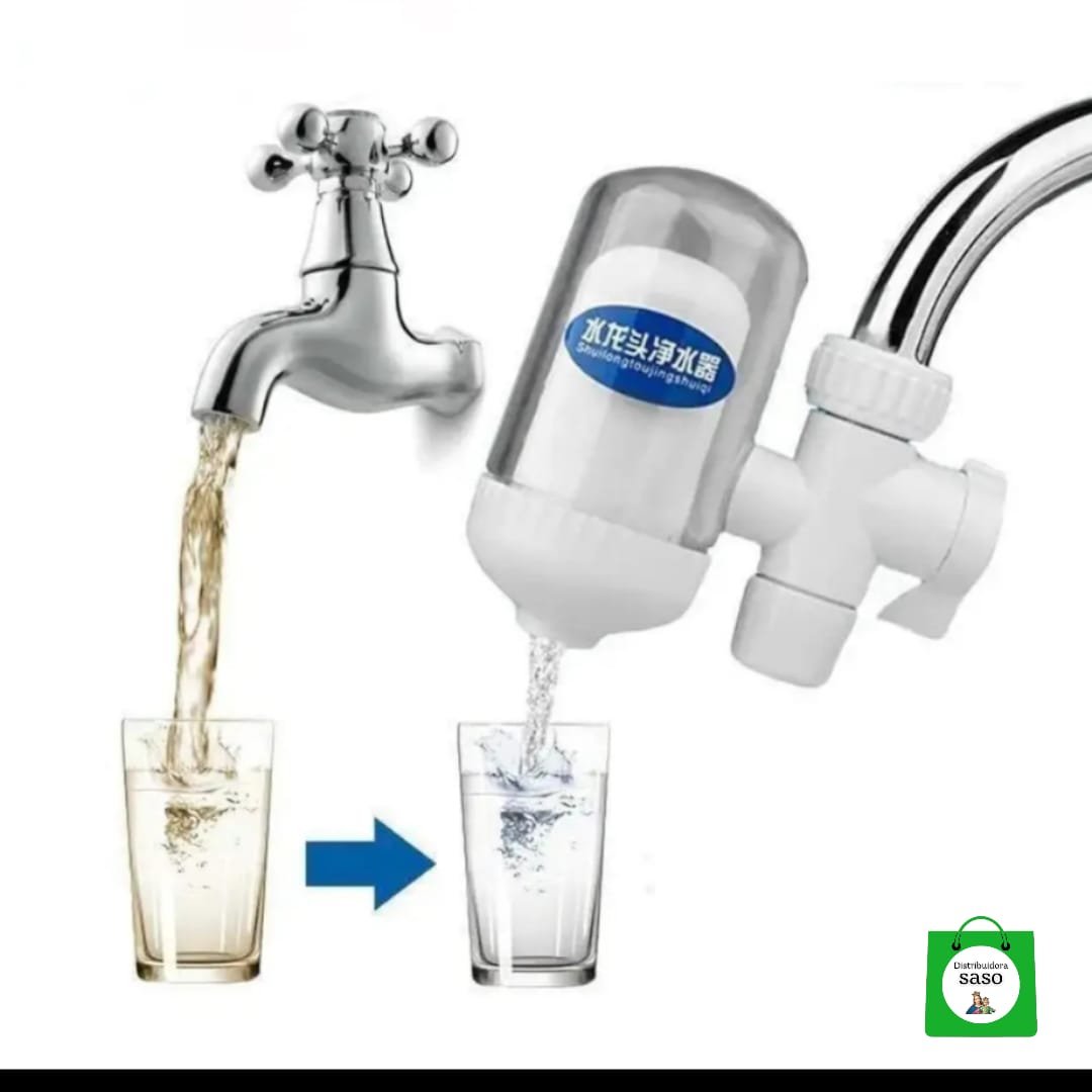💧 Filtro Purificador de Agua con Filtro Extraíble ✨ Purificador de Agua Portátil y Recargable | Agua Limpia y Segura para Toda la Familia 🏠✅