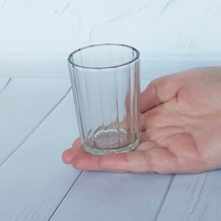 juego de copas shot de cristal