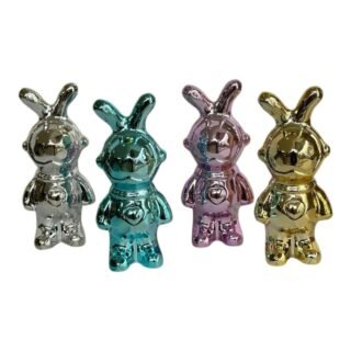 estatuilla  decorativa de ceramica con diseño de astronauta