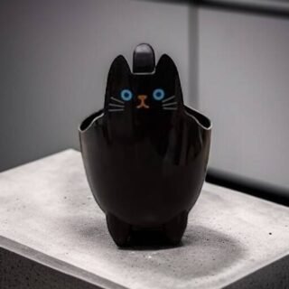 organizador con diseño de gato