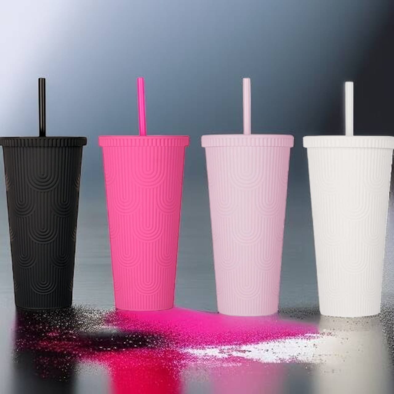 🥤 Vaso Pitillo 300ml Estilo Starbucks Mini ✨ Vaso Frappuccino Compacto y Aesthetic | Ideal para Bebidas Frías y Regalos 💚✨