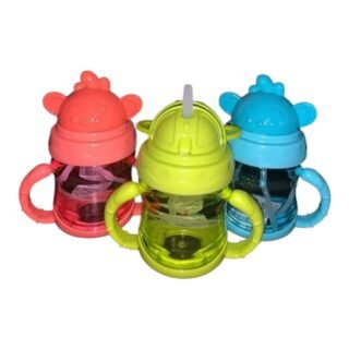 vaso pitillo estilo tetero para bebes