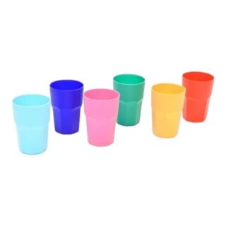 juego x 4 vasos plasticos