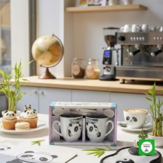 juego de pocillos tinteros con cucharas