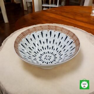 plato hondo  20x10cm