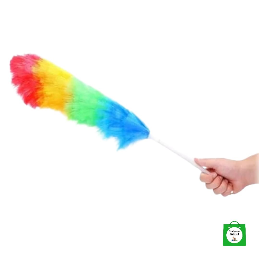 🪶 Sacudidor Plumero de Colores ✨ Plumero Multicolor Suave y Flexible | Limpieza Fácil para Hogar y Oficina 🌈🧹