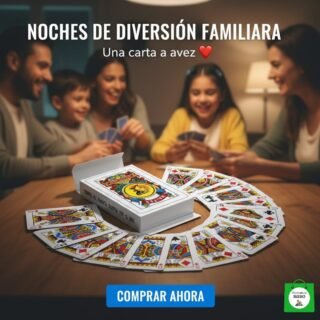 🃏 Baraja Española en Cartón ✨ Juego de Cartas Clásico | Ideal para Familia, Amigos y Viajes 🎴✅