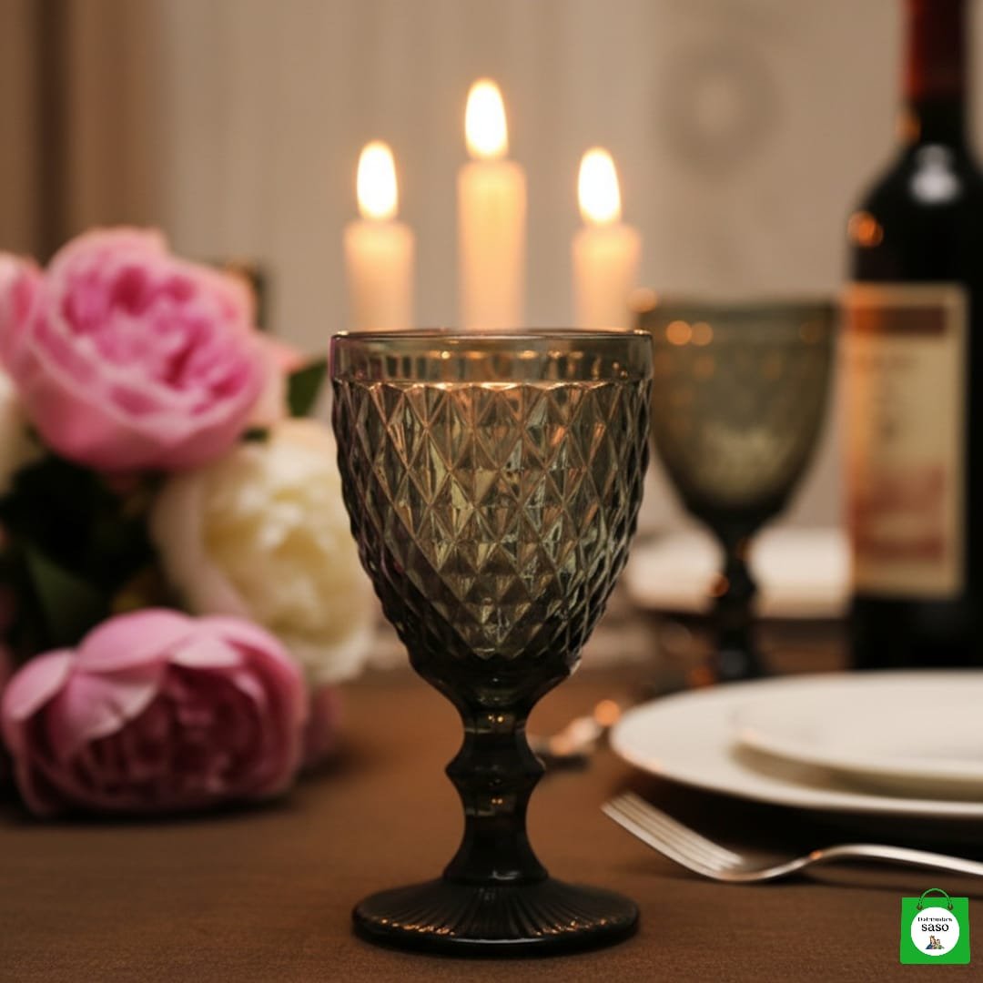 copa de vino de cristal