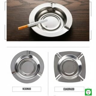 cenicero de aluminio