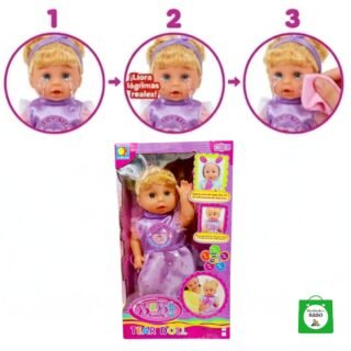 muñeca con lagrimas reales