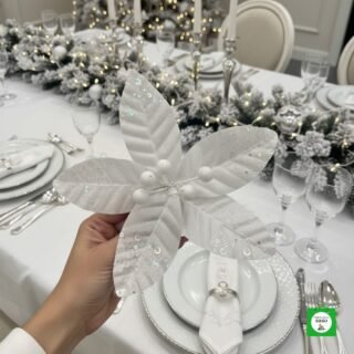 flor de navidad blanca
