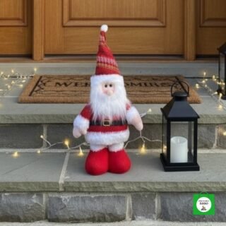 muñeco papa Noel patas largas de navidad