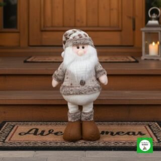 muñeco papa Noel patas largas de navidad