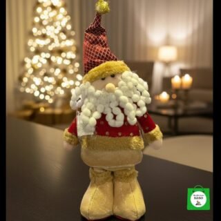 muñeco papa Noel patas largas de navidad