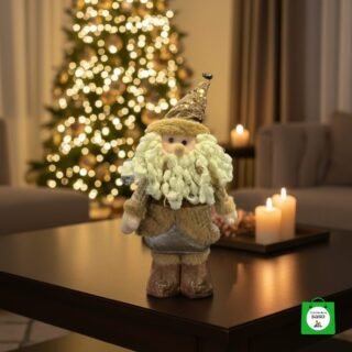 muñeco papa Noel patas largas de navidad