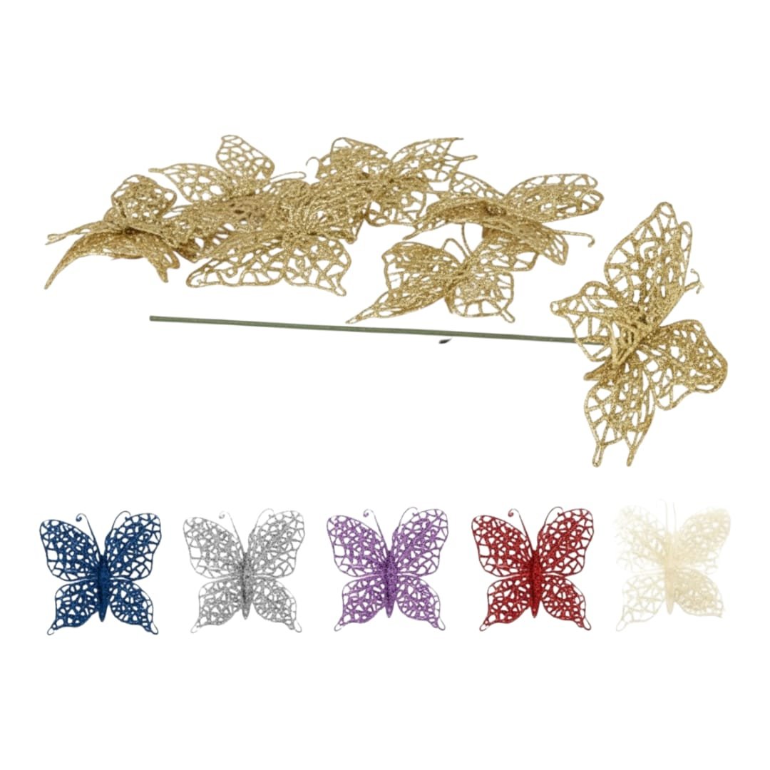 juego de mariposas escarchadas