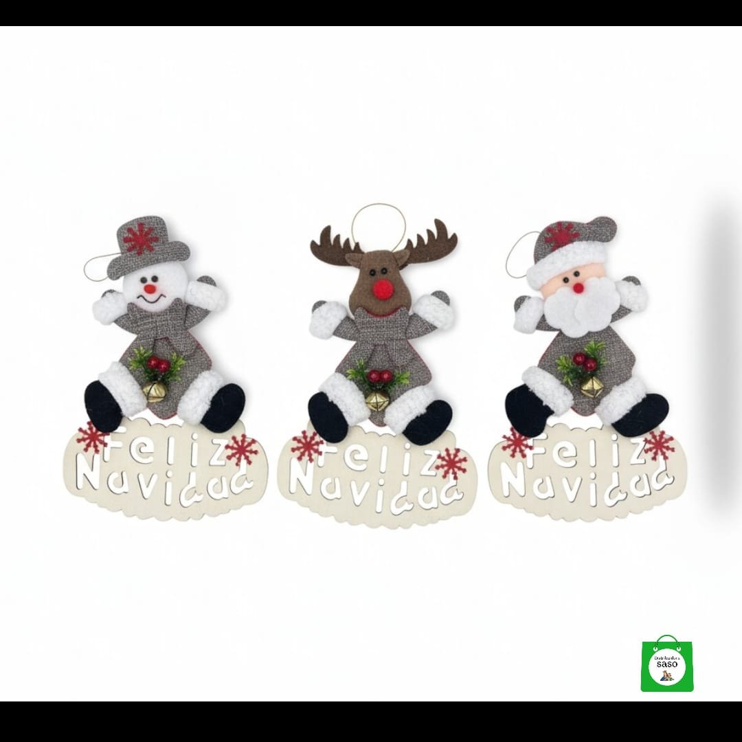 muñeco de navidad con estilo de reno