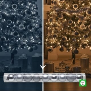 bola de navidad color morada 10cm