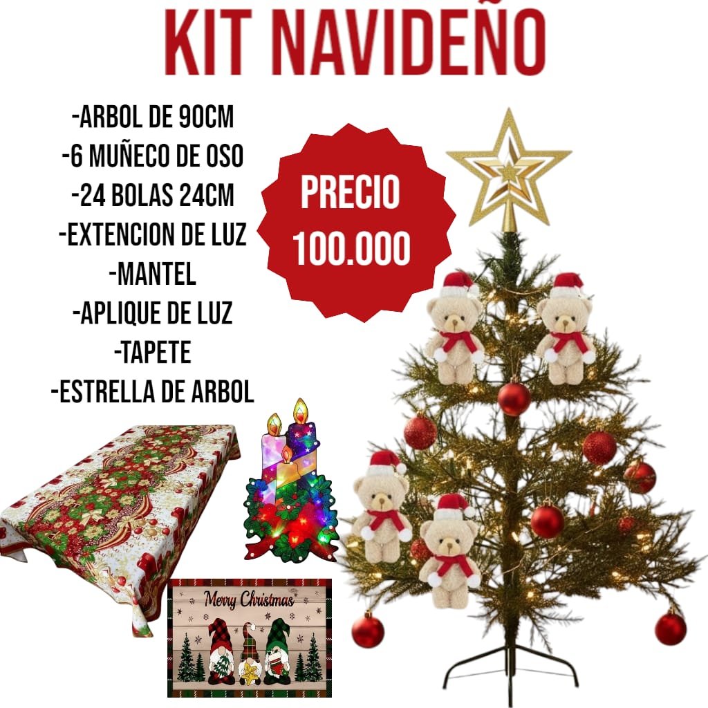 kit de navidad de 100.000