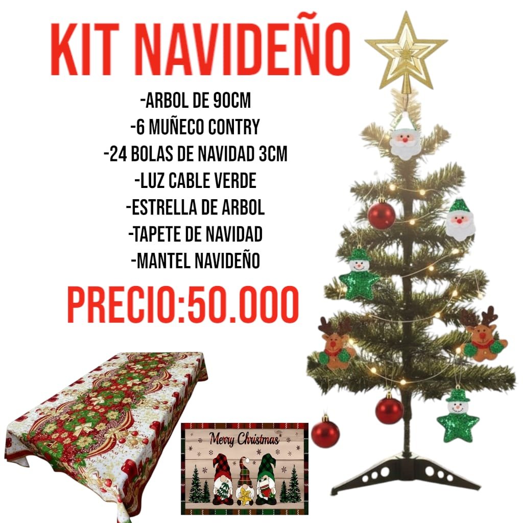 kit de navidad de 50.000