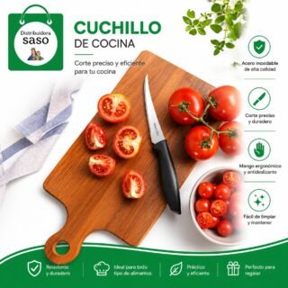 🔪 Cuchillo Pelador de Frutas y Verduras en Acero Inoxidable ✨ Cuchillo de Cocina Profesional | Filoso, Resistente y Fácil de Usar 🍎👨‍🍳