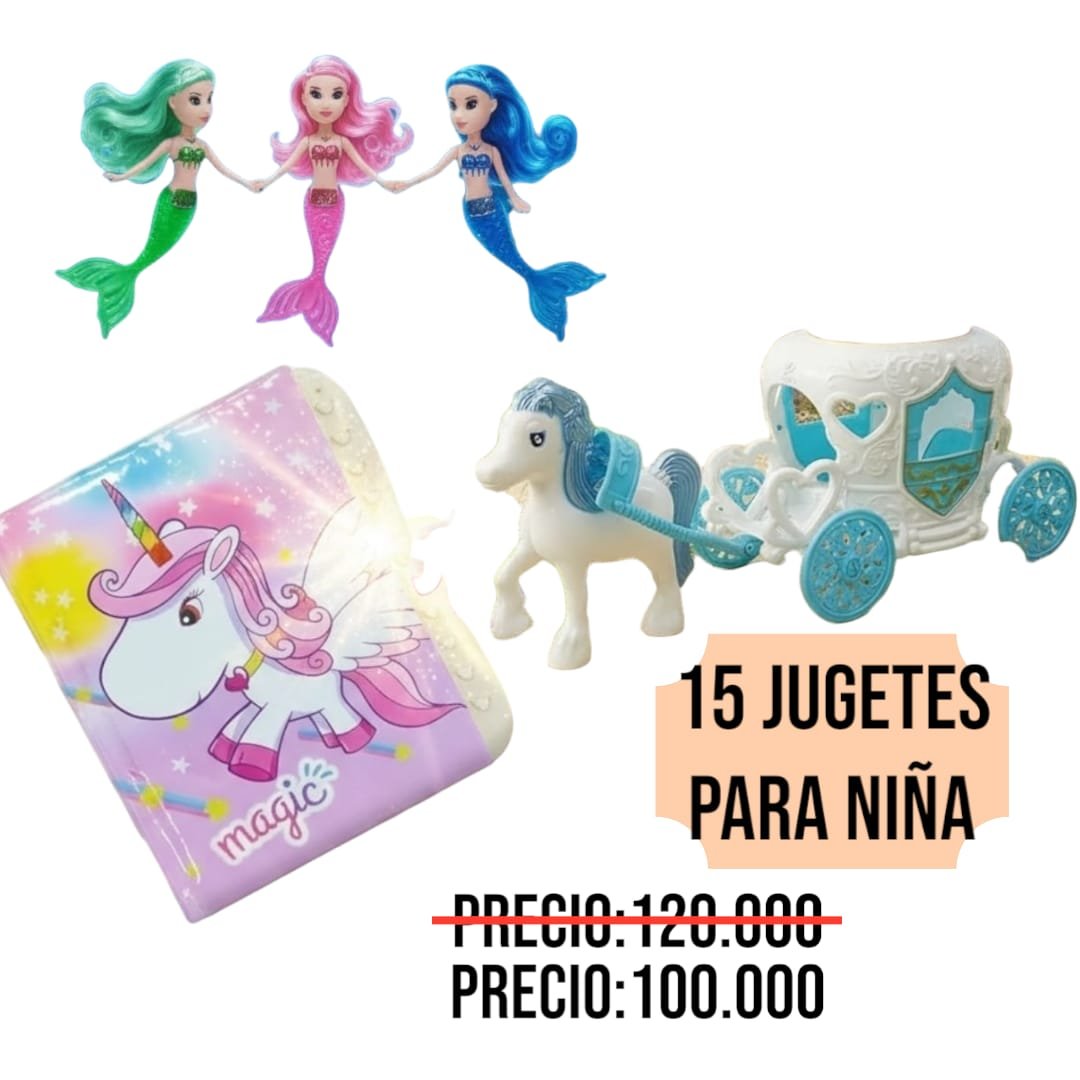 🎀🌟 Set x15 Mini Muñecas y Accesorios Surtidos Niña 4-6 años — Un Mundo de Fantasía en sus Manos