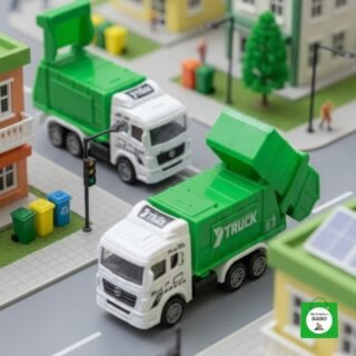 mini camión de la basura