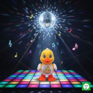 pato con sonido musical y movimiento