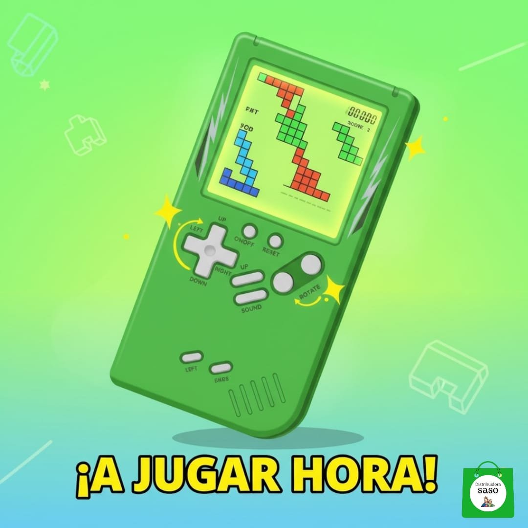🎮🌟 Mini Consola Tetris Electrónica con Pantalla y Sonidos Colores Surtidos — El Clásico Retro más Adictivo que Cabe en tu Bolsillo