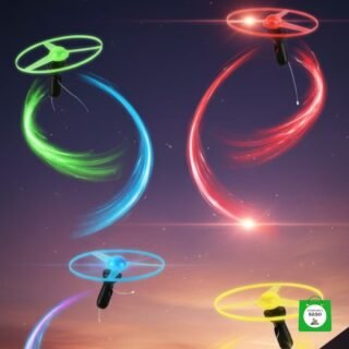 juguete de hélice con luz
