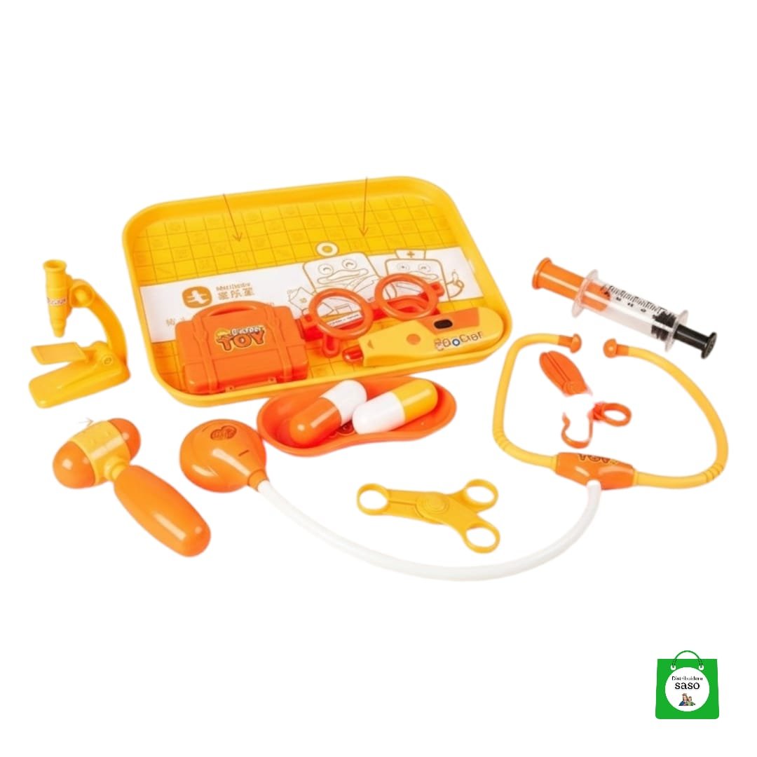 🩺👨⚕️ Kit Médico Infantil Completo con Estetoscopio Jeringa y Maletín — El Pequeño Doctor listo para Salvar el Mundo