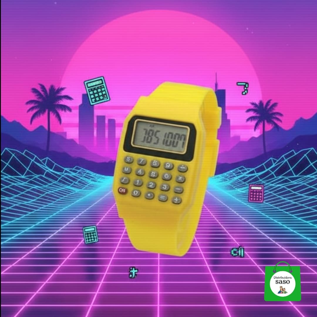 reloj para niño con calculadora