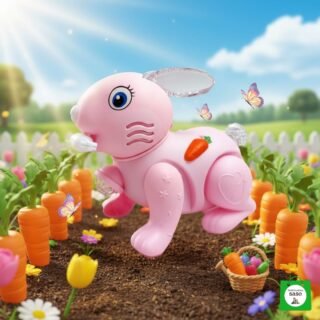 conejo con sonido movimiento y luz