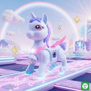 pony con sonido movimiento y luz