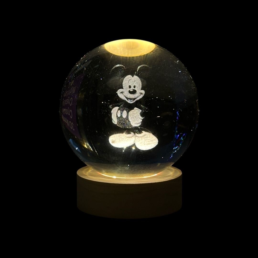esfera de luz de Mike mouse de 10cm
