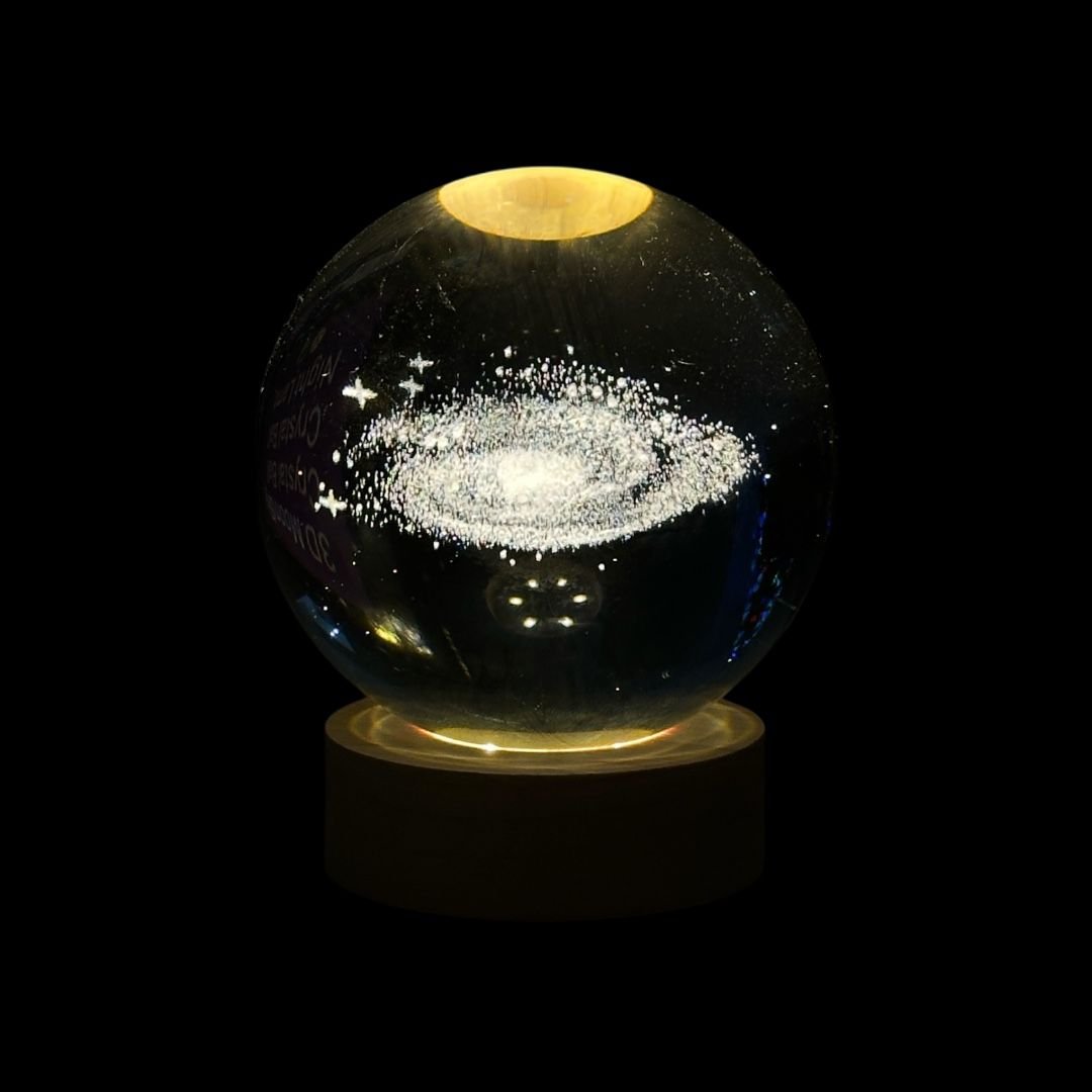 esfera de luz del universo de 10cm