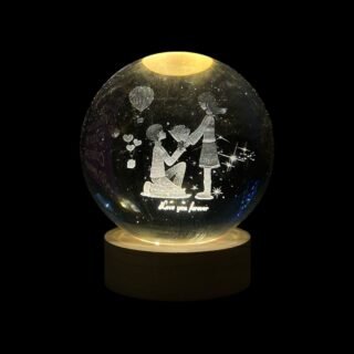 esfera de luz de I LOVE FOREVER de 10cm