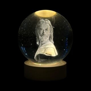 esfera del sagrado rostro  de 10 cm