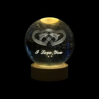 esfera de luz de i love de delfines 10cm