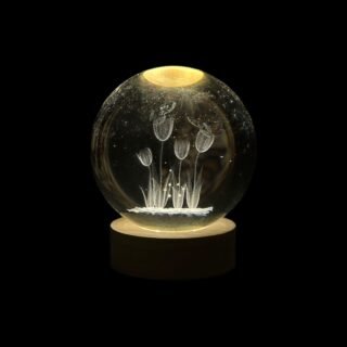 esfera de luz de tulipanes 10cm