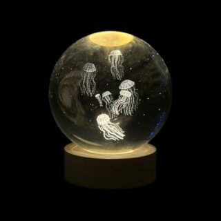esfera de luz de medusas de 10cm