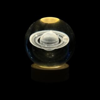 esfera de luz de saturno de 10cm