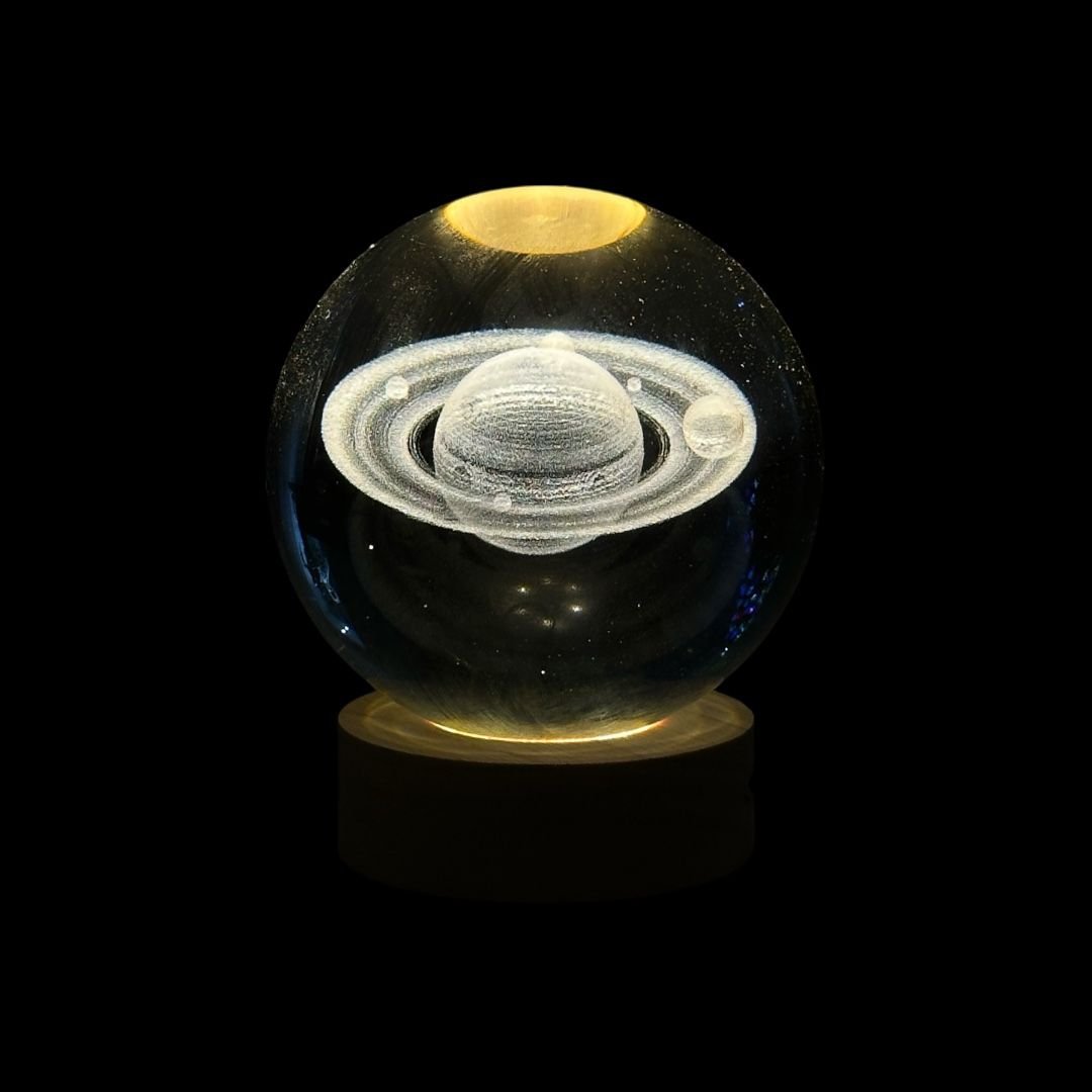 esfera de luz de saturno de 10cm