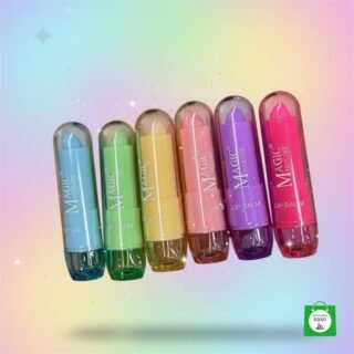 🪄 Magic Lip Balm  – Cambia de Color, Brillo Shimmer & Efecto Volumen | Aceite de Coco, Argán, Karité & Vitamina E |