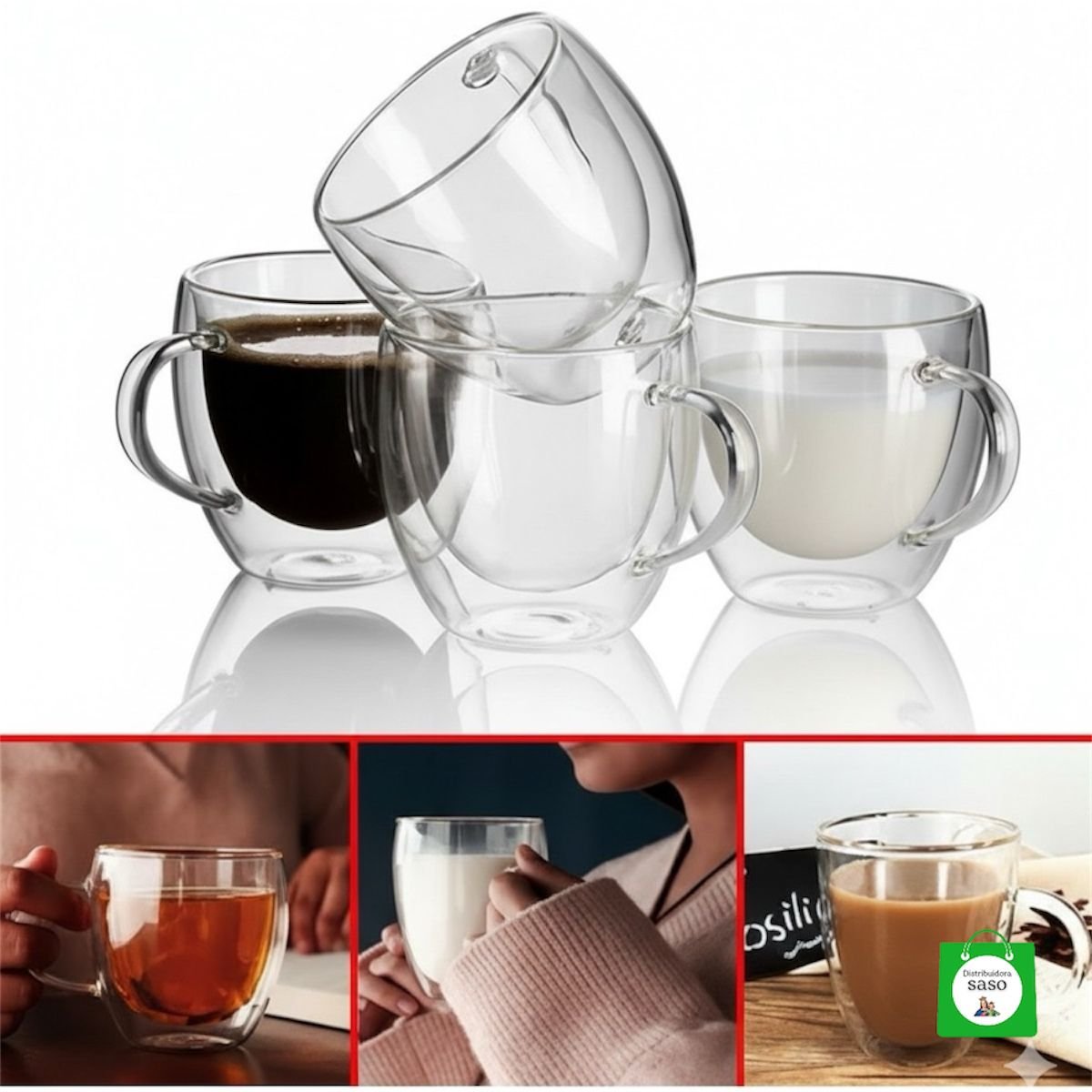 pocillo doble pared de 250ml