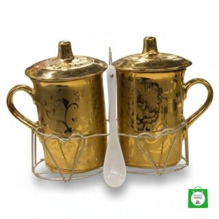 🍬 Juego de Azucareros en Cerámica ✨ Set Elegante para Mesa | Ideal para Café, Decoración y Regalo 🫖✨