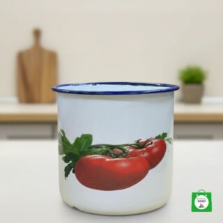 🏡 PeltreClásico — Pocillo Grande Esmaltado ¡El Sabor de la Abuela en cada Sorbo! ☕💛