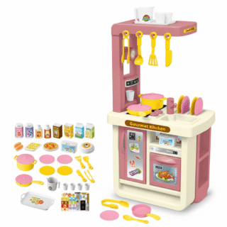 🍳👩‍🍳 Mini Cocina Infantil Completa con Accesorios y Alimentos de Juguete — El Sueño de toda Pequeña Chef