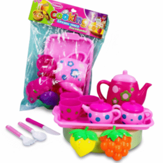 🍵👸 Kit Juego del Té Completo con Tetera Tazas y Platillos Colores Surtidos — La Pequeña Anfitriona que Sirve con Estilo