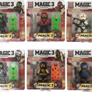 🥷⚡ Figura Coleccionable Ninjago Articulada con Accesorios 15-25cm — El Ninja más Poderoso en la Palma de tu Mano